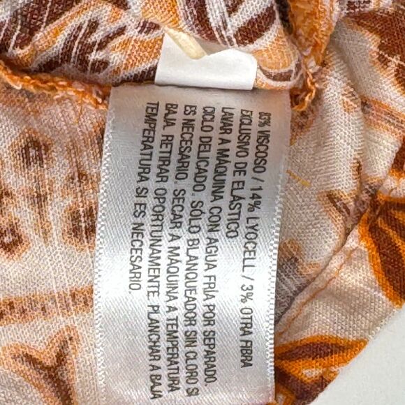 Knox Rose Sundress Womens Sz XL Wide Strap Front Tie A Line Midi Dress Pockets - Picture 7 of 7